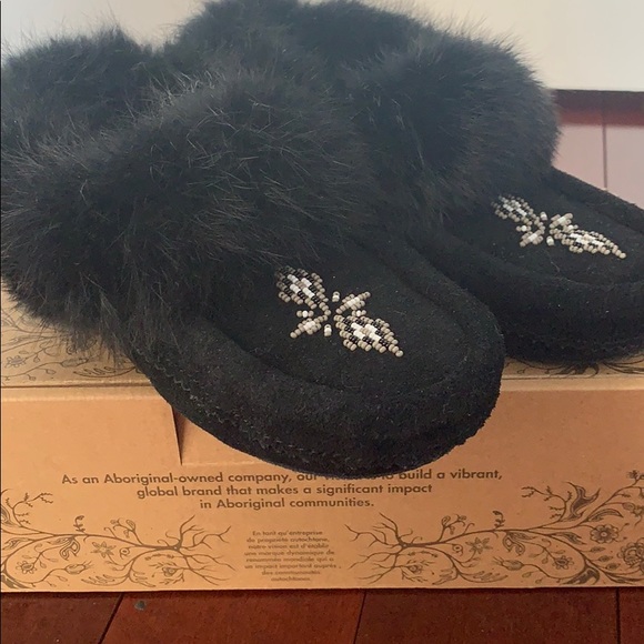 Black suede Moccasins - Picture 1 of 4